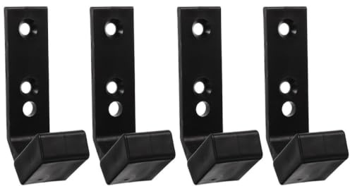 BESPORTBLE J-Hooks Langhantelhalter Für Power- Squat-Racks Langhantelaufbewahrung Hängestangenhalter Squat-Rack-Aufsatz Für Powerlifting-Pressen 4St