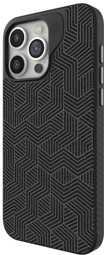 ZAGG London Snap iPhone 15 Pro Max Case - Protective Cell Phone Case, Drop Protection (13ft/4m), Durable Graphene, MagSafe Phone Case, Slim and Lightweight Black