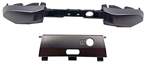 Meijunter Boutons de Remplacement LB RB, Pare-Chocs Bouton de Gâchette Compatible avec Xbox Manette sans Fil Elite Series 2, Gris Argenté