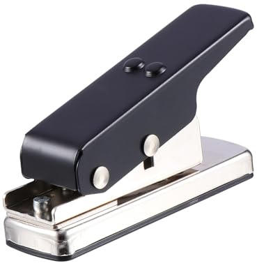 Gitarrenplektrum Hersteller aus Eisen, Schwarz, Einfach zu Bedienen | Selbstgemacht für Eigene Plektren, für Kunststoffkarten und Kunststoffplatten, Gitarrenzubehör für Gitarrenliebhaber