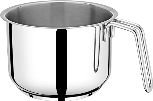 Pintinox - Bollilatte First in Acciaio Inox 18/10, Adatto all'induzione, diametro 14 cm