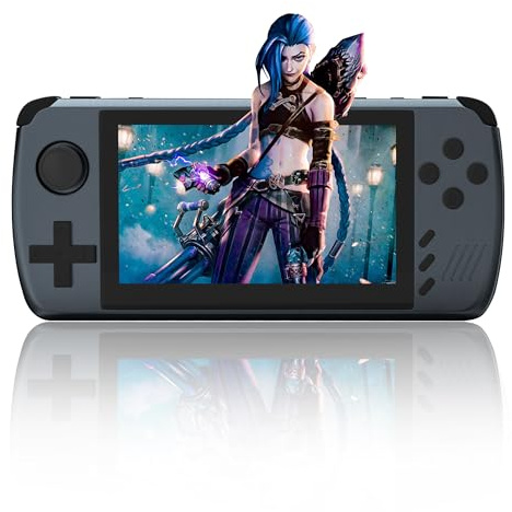 Fsjun Retro Handheld Game Console, 4.3 Inch IPS HD Display, Built in Free Classic Games, Arcade Games Emulators for Kids Adults, Support Videos, Music, Dual Gamepad, HDMI Output, 32GB TF Card