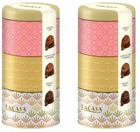 Lacasa Lote de 2x Lata de Bombones surtidos 180G