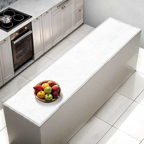 AECHY Silicone Mat for Worktops, 200 x 50 x 0.2cm, Translucent | Heat Resistant, Waterproof, Extra Large, Nonstick Craft Mat, Kitchen Table Placemat, Countertop Protector