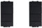 IXTRIMA Pulsante Saliscendi Commutatore 2P 10A Tapparelle Colore Nero Compatibile Con Bticino Living International/Light