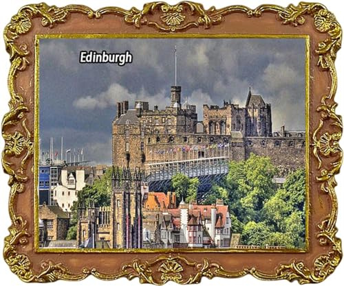 Calamita da frigorifero souvenir turistico di Edimburgo Regno Unito City Attractions magnete da frigorifero regalo