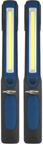 ANSMANN 1600-0265 - Linterna de inspección, 3 W, color negro (Paquete de 2)