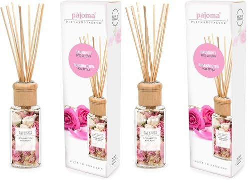 pajoma Raumduft Rosenblüten, 2er Pack (1 x 100 ml) in Geschenkverpackung
