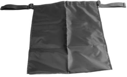 Urinbeuteltasche Rollstuhl, 30 x 30 cm, diskret und blickdicht, schwarzes Nylon