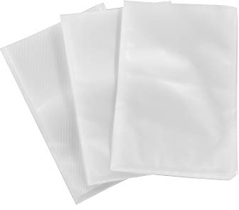 Leifheit Vakuumbeutel 20x30cm, 50 Vacuum Beutel zum Konservieren von Lebensmitteln, geeignet zum Einfrieren, Vakuumierbeutel, BPA-frei, kochfest, Sous Vide und Mikrowellen geeignet, inkl. 56 Etiketten