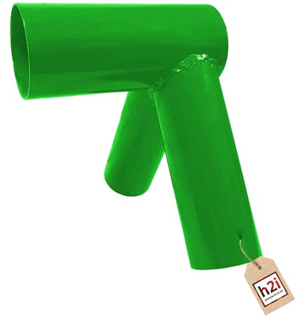 h2i Schaukelverbinder | Ø 90 mm | Grün | runder stabiler Metallverbinder für Rundholz Schaukelpfosten | wetterfester Kantholzverbinder für Schaukelkonstruktionen