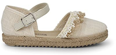 Pisamonas Espadriller Med Spetsceremoni Size 26 Color Rå