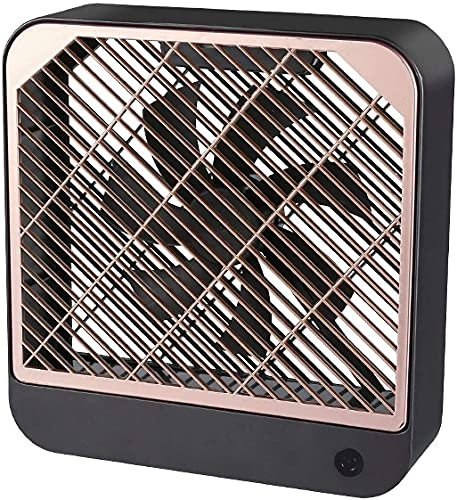 ZRDSZWZ Ventilatori elettrici affidabili mini ventilatore elettrico portatile USB ventilatore da tavolo quadrato, con 2 controllo di velocità di raffreddamento, A (colore: B)