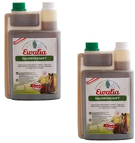 Ewalia Halswohlsaft für Pferde - Doppelpack- 2 x 1 L