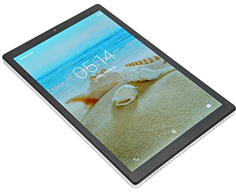 Tablet da 10 Pollici, Batteria da 5000 mAh Bianco 100-240 V Octa Core Processore Tablet da Gioco da 4 GB 64 GB Chiamata Supporto per Il Funzionamento (Spina UE)