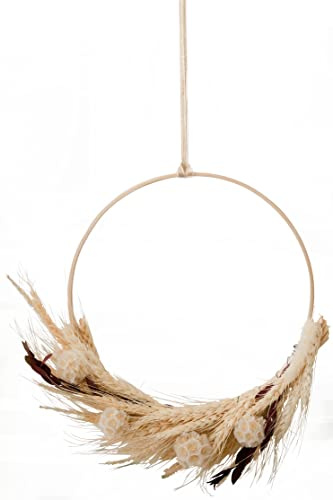 Heitmann Deco - Trockenblume Kranz, Natur, ca. 35 cm