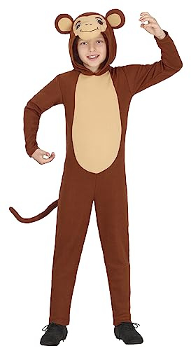 FIESTAS GUIRCA Overall kostym för barn - Animal Onesie - kostym för barn pojke och flicka 7–9 år