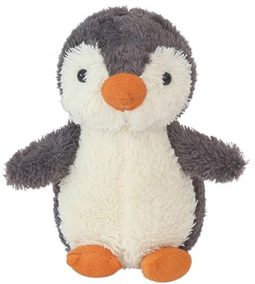 Zhlearda Kuscheltier Pinguin, 35cm Weicher Kuscheliger Plüschpinguin | für Kinder - Grauer Plüschpinguin, Geschenke für Mädchen und Jungen