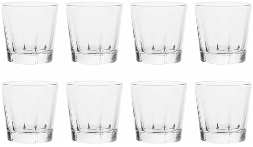Old Fashioned Whiskey Bicchiere da whisky, 269 ml, set da 8
