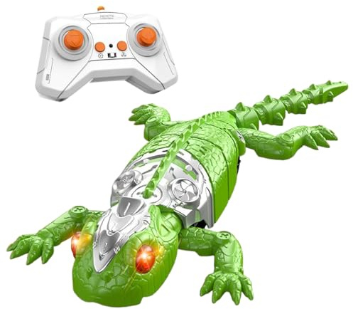 Generico Lézard télécommandé, Robot à télécommande pour | lézard RC grimpant sur Sol et Mur - pour garçons et Filles, Anniversaire, Noël, Maison, fête, Voyage