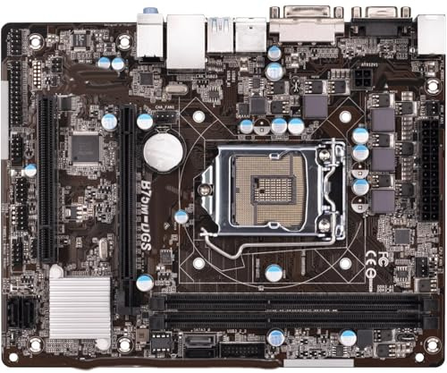 Carte mère Fit for ASRock B75M-DGS R2.0, processeur Intel B75, 16 Go de RAM DDR3, Format Micro ATX, Compatible avec Les processeurs Intel Core i7-3770, i5-3550, i5-3470, i5-2500 et i3-3240.
