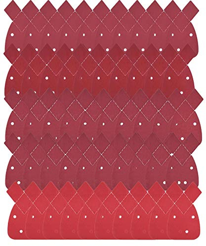 50 Pack Mouse Detail Sanding Sheets Sandpaper Replacement, Hook and Loop All Grades 40, 60, 80, 120, 240, Grits to Fit with All Mouse Sanders, can be Used in Black and Decker, 10 Pads of Each Grade