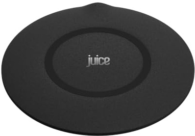 Juice Wireless Charging QI Compatible 10 W Pad for Apple iPhone, Samsung, Huawei - Black