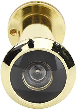 Spioncino per Porta in Ottone, Spioncino per Spioncino con Copertura Della Privacy Rotante Resistente per Spessore Porta 55-90 mm, Angolo Antifurto 220 Gradi, Sicurezza per Casa, Ufficio, Hotel(3)