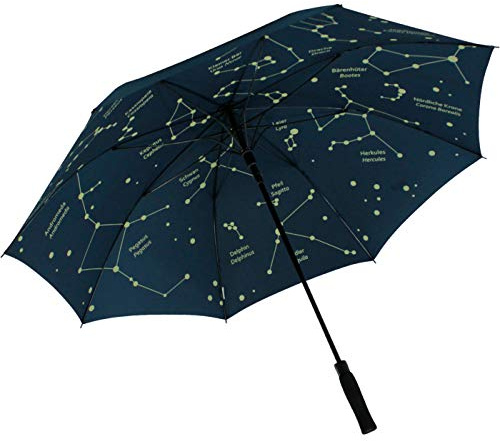 iX-brella XXL Stockschirm Fiberglas Golf Automatik Schwarz
