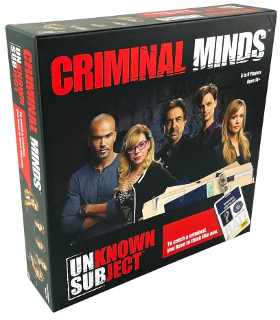 PlayMonster Criminal Minds Okänt ämne - Unsub - Snabbpackat socialt avdrag spel - Spela som karaktärer från The Hit Show - Åldrar 14+ - 5-8 spelare, flerfärgad, En storlek