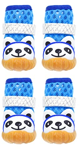 Hundestiefel Hund wasserdichte Schuhe Komfortable Atmungsaktive Pfote Hundeschuhe Paw Protector Lightweight Walking Pet Booties Hundestiefel für Hot Pavevement Hund Strand Schuhe Outdoor