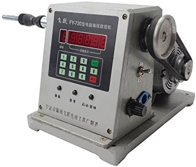 EBAYTV Pelacables Bobinadora de Bobina electrónica CNC FY-730 con diámetro de 0,03-1,80mm, máquina bobinadora de Bobina, 1 ud.