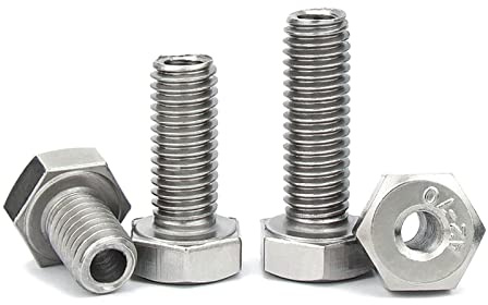 M4 M5 M6 M8 M10 M12 M14 M16 M20 304 Edelstahl Außensechskant Hohlschraube Bolzen Durchgangsloch Schraube, M10x25mm (2pcs)
