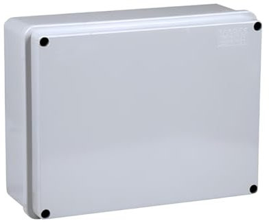 Caja de derivación con paredes lisas, estanca IP56, tapa con tornillos (150 x 110 x 75 mm)