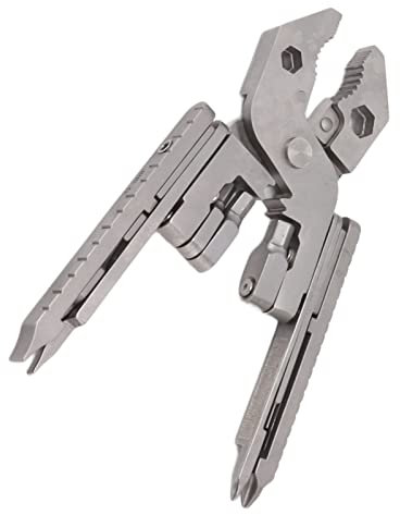 UPQRSG Alicates Multiherramienta, Destornillador de Acero Fundido, Tarjeta, Aguja, Llave Pelacables, Alicates Multiherramienta Profesionales, Navaja de Bolsillo, Plie Multiherramienta Hecho a Mano