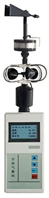 Station météo professionnelle, Station météorologique portative de poche Portable Vitesse du vent et direction Station météorologique Température et humidité Détection Facile à configurer et à lire le