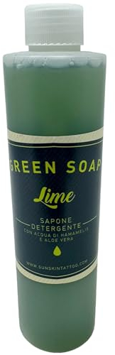 SUNSKIN LIME GREEN SOAP – 250 ml – concentrado – by INKgrafiX® DE-Studio – Jabón verde – Limpiar tatuaje – Profesional Studio – IG69559