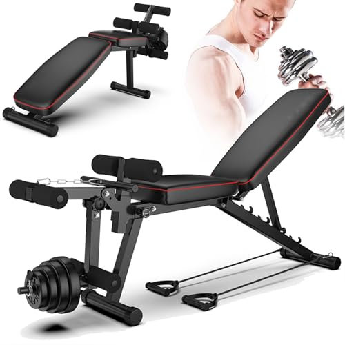 Sit-up-Bank, Faltbarer Bauchtrainer, Breiteres, Verdicktes Panel, Verstellbare Ganzkörper-Hantelbank Für Arm-, Gesäß- Und Oberschenkel-Kerntraining