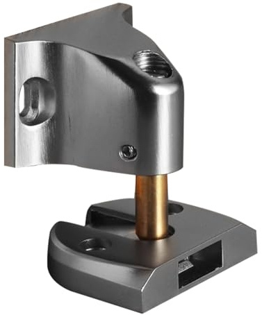 Topes de puerta para la parte inferior de la puerta, topes de puerta para puerta interior,Tope de puerta de piso insonorizante - Pestillo de puerta no magnético de aleación de zinc, tope de puerta