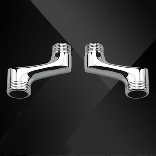 BiaoTeng Adaptador Grifo Ducha 1/2 3/4 Latón, 2 Piezas Excentricas Regulables 59 mm