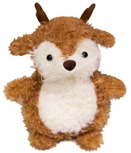 KUKUShining Weihnachts Schneemann Kuscheltier, Plüschtier Süßes Stofftier Kissen Weiche Dekoration Elch Plüsch Spielzeug Puppe Für Heimdekoration(Brown,18cm/7in)