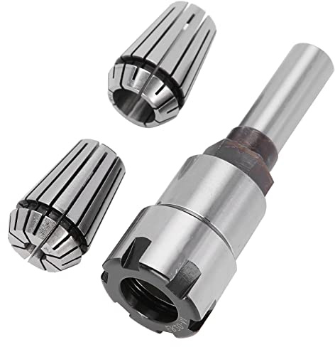 YDuupxe Portabrocas de Acero de Alta Velocidad, Juego de Fresas de Precisión para Máquinas de Taladrar, Roscar y Grabar, Ideal para Proyectos de Carpintería y Metalurgia