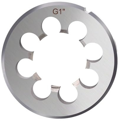 Filiere per riparazione filetti Filiera for tubo tipo G filiera rotonda filiera rotonda G1/2 G1 pollici 1/4 3/4 filiera for tubo dell'acqua filiera rotonda(PipethreadplateG1-3/4-11)