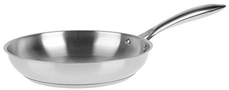 Sitram 711602, Poêle Charleston en acier inoxydable Ø 24 cm - tous feux dont induction