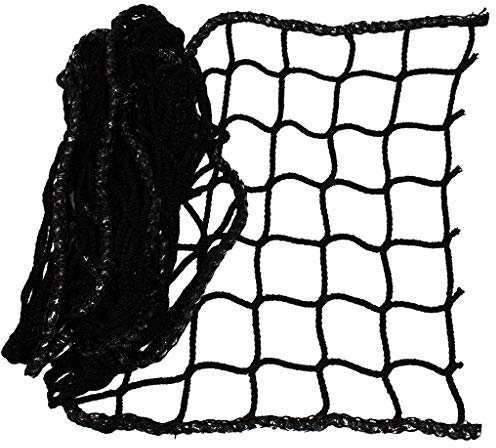 NAKAN Schwarzes Treppenetz Sicherheitsnetz für Kinder Haustiere Spielzeug Balkon Treppengeländer Geländernetz, Schutznetz, Innen-Außenzaunnetz, Frachtnetz (Size : 0.8x6m(2.5x20ft))