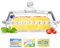 LIBRNTY Mantequillera cristal,Fridge Butter Dish,Butter Dish,Soporte de mantequilla,100% libre de BPA-Para 250 g de mantequilla,para Cocinas, Mesas de Comedor, té de la Tarde