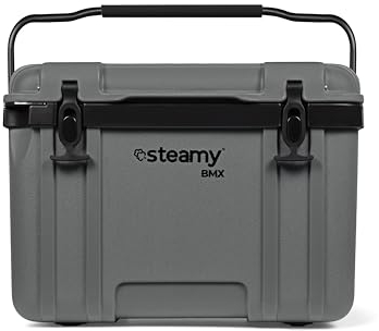 Steamy BMX 26, Frigoriferi portatile passivo, Ideale per lavoro e pranzo, 26 Litri, Grigio