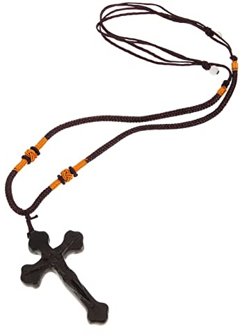 STOBOK Pendente a Croce Ciondolo Croce Per Collana Decorazione a Croce Collana Con Ciondolo a Croce in Legno Ciondolo Croce Pendente Gioielli Religiosi Cristiani Di Legno Mini