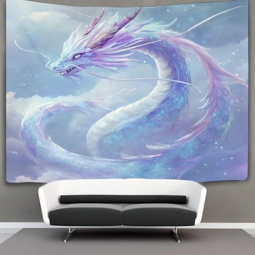 kaiyun Anime-Stil Wandteppich Drache Wandteppiche 3D-Wandteppich Heimdekoration Für Raum 150cmx200cm