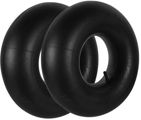 TINEASUR Camere D’aria Per Tosaerba 15x6.00-6 Gomma Spessa 6 Pollici Per Trattori e Carrelli Da Giardino Assorbimento Urti Pacchetto 2 Pezzi